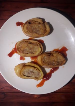 Foto resep Egg chicken roll