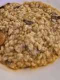 Risotto funghi e camarão