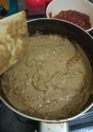 Foto resep Bumbu kacang tidak pedas
