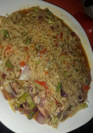 A picture of Indomie.
