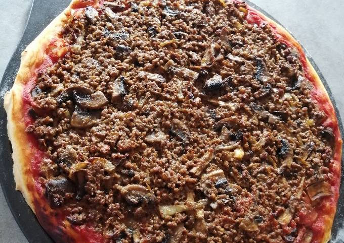 Recette Parfait Pizza fait maison pimenté