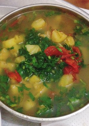 Hình của món Canh ngao chua.