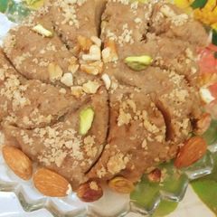A picture of Dry fruits nuts halwa.