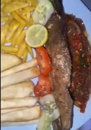 A picture of Foil grilled fish.
