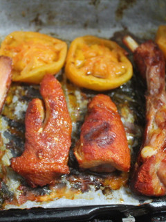 Una foto de Costillas adobadas al grill doble