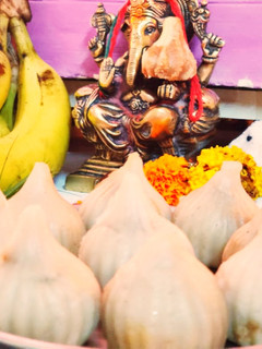 A picture of Ukadiche Modak.