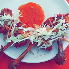 A picture of Chicken Lollipops🍖🍖.
