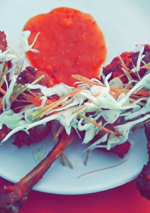 A picture of Chicken Lollipops🍖🍖.