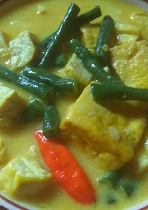 Foto resep Gulai tahu+kacang panjang