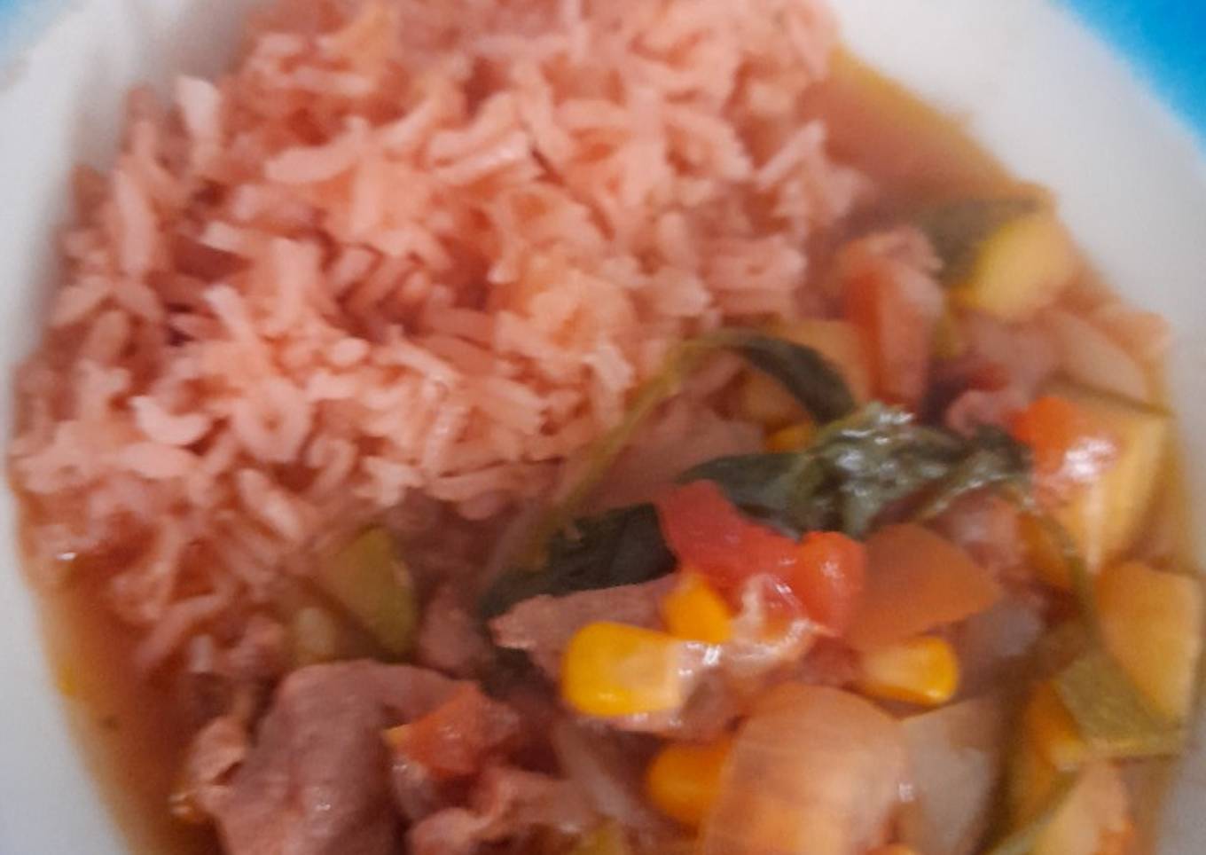 Calabaza con carne de puerco