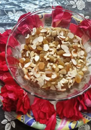 A picture of Jack fruit Halwa.
