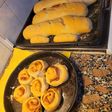 Pan casero, relleno de jamón y queso 🙃