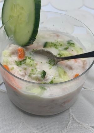 Une photo de Ceviche de cabillaud à la tahitienne