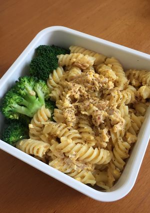 低卡-白汁鮪魚螺絲粉 的食譜成品照片