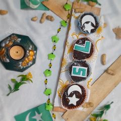Mini peanut pie 🥧 happy independence day 75 year 💚🇵🇰 💚 A picture of Mini peanut pie 🥧 happy independence day 75 year 💚🇵🇰 💚.