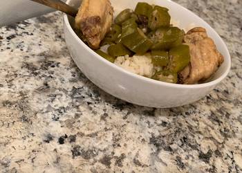How to Recipe Tasty Chicken  Okra Soup