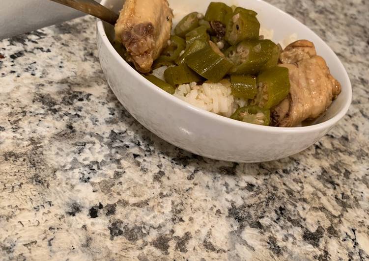 Easiest Way to Chicken &amp; Okra Soup