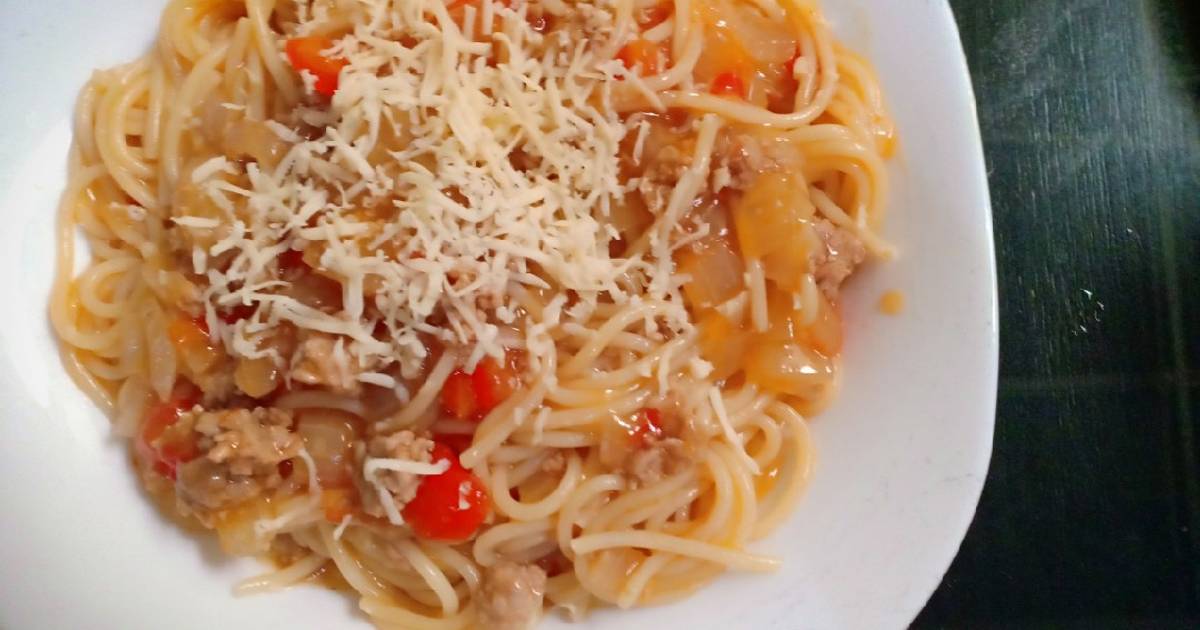 Resep Spaghetti Rumahan 😍 Oleh Veny Elvandari Cookpad