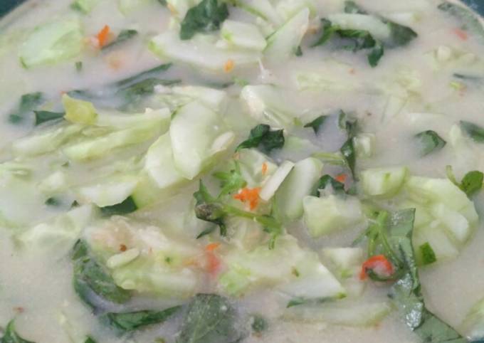  Resep enak bikin #36 Trancam Timun (Sayur Timun Santan) dijamin enak