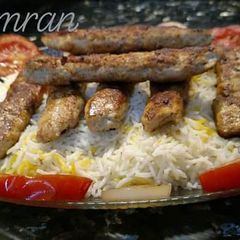 A picture of Chullu kabab with butter rice #CookpadApp.
