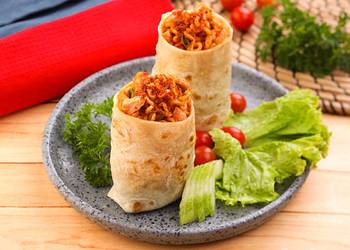 Resep Terbaik Resep Burrito Mie Pedas Paling Enak