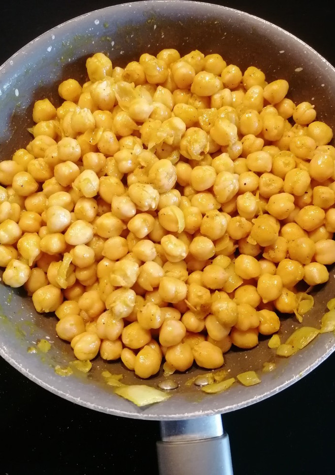 Una foto de 352. Garbanzos al curry vegano