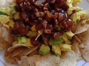 Gambar nachos daging cincang
