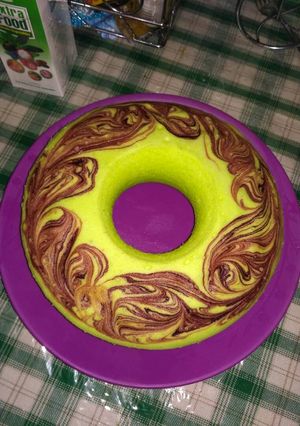 Foto resep Bolu Pandan Marmer Kukus