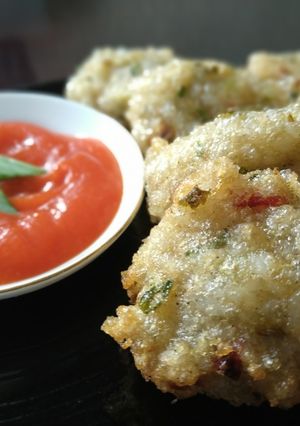 Foto resep Cireng nasi sisa gurih enak