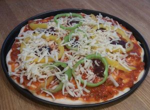 صورة لوصفة بيتزا 🍕 🍕