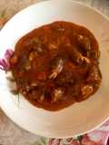 Tocăniță de pipote și inimi de pui
