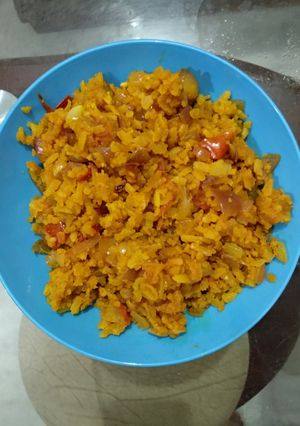 A picture of Vegetables Poha.