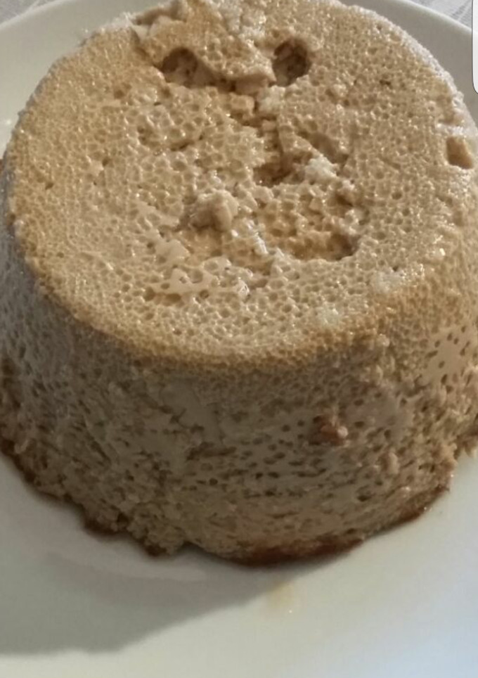 Una foto de Flan de café sin azúcar 