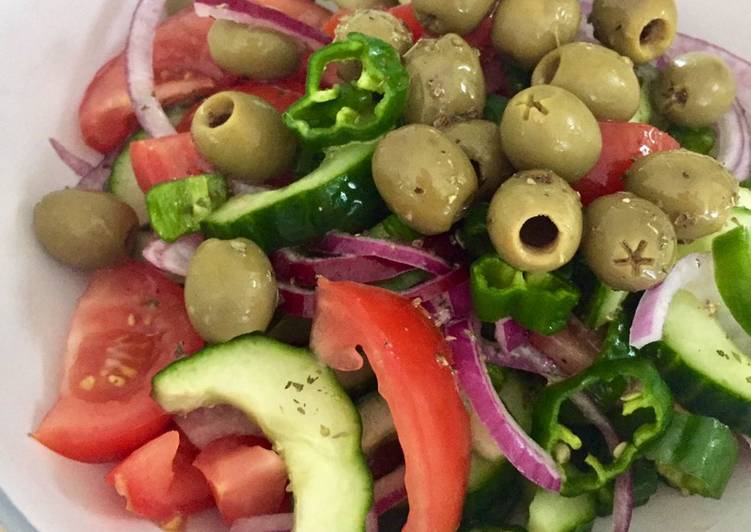 Step-by-Step Guide to Prepare Super Quick Homemade Almost Greek Salad