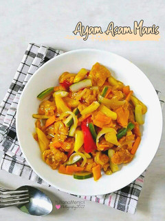 Foto resep Ayam Asam Manis