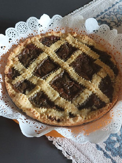 Foto di Crostata con crema al pistacchio