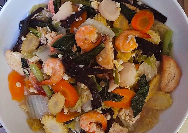 Recipe: Yummy Capcay Seafood
