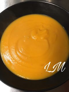 Una foto de Crema de calabaza