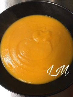 Una foto de Crema de calabaza