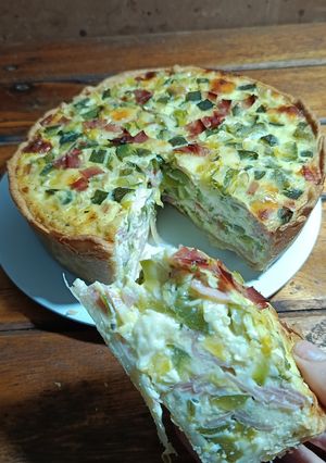Una foto de Tarta de zapallito