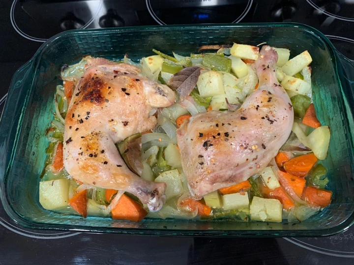 Easy Way Make Roast Chicken Leg the Delicious Can spoil the tongue
