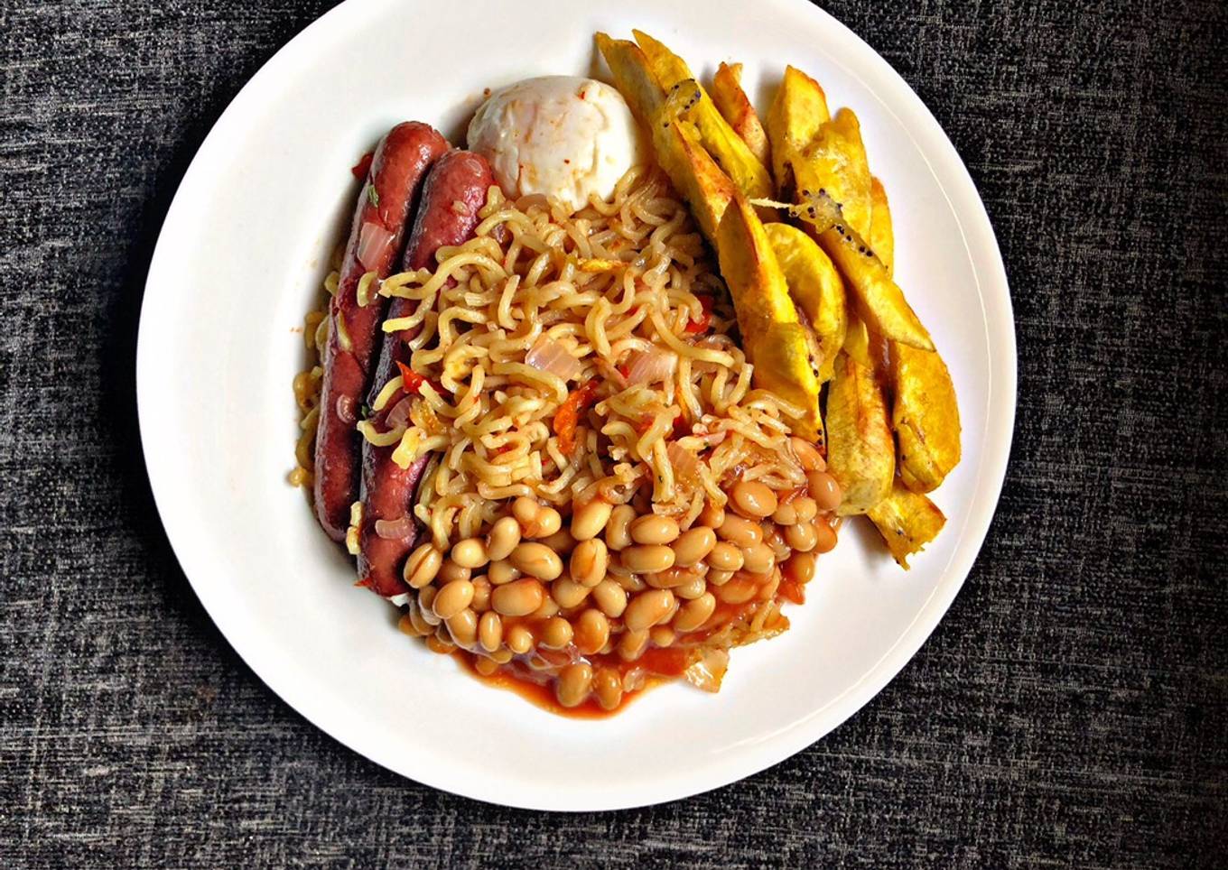 Complete Jollof Noodles