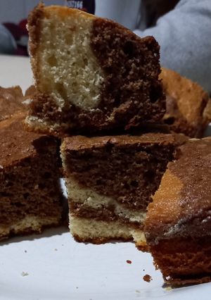 Una foto de Torta marmolada para merendar