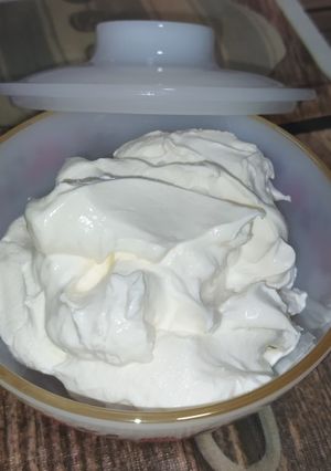 Una foto de Crema de queso. Paso 2