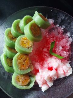 Foto resep Es Pisang Ijo