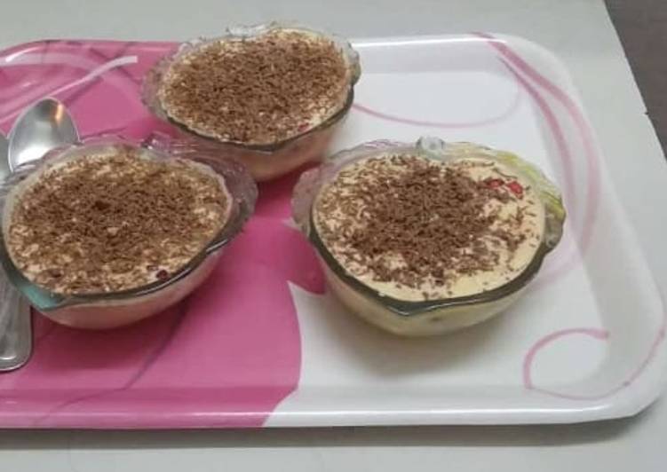 How to Make Favorite Fruit and choco mixed custard