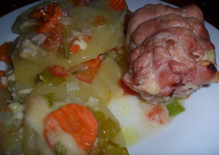 Muslos de pavo rellenos