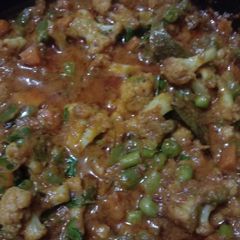 A picture of Veg kolhapuri.