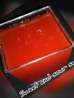 A picture of Sweet and sour sauce.