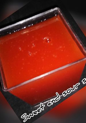 A picture of Sweet and sour sauce.